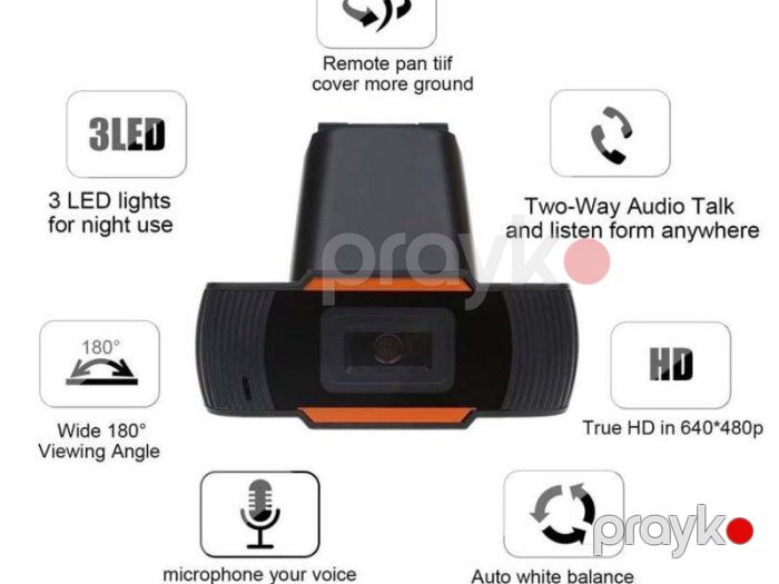 "Web Camera Full Hd + Mikrofon (Webcam)" — Periferik cihazlar, Bakı (5)