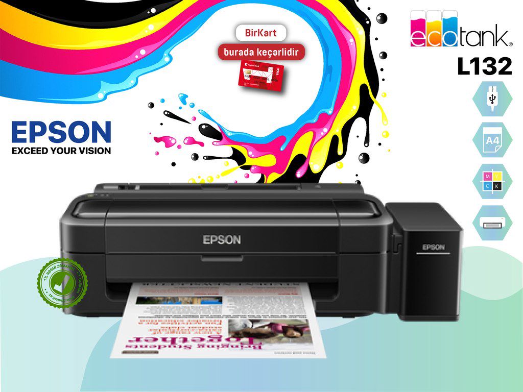 Printer "Epson L132" — Elektronika, Bakı