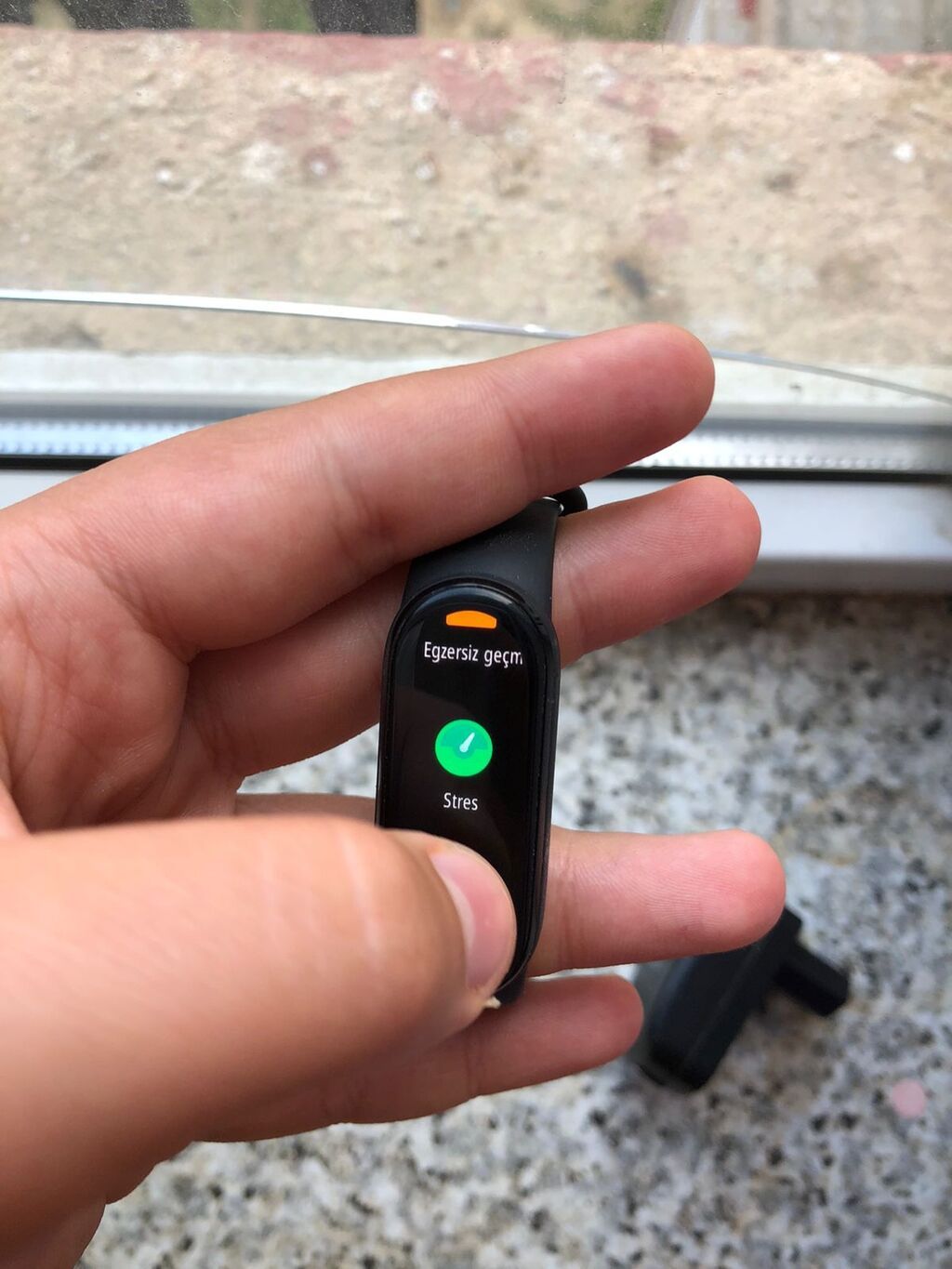 Xiaomi Mi Band 5/6 tipli fitness qolbağı - Rəng: qara, silikon qayış — Fitness biləkliklər, Bakı (4)