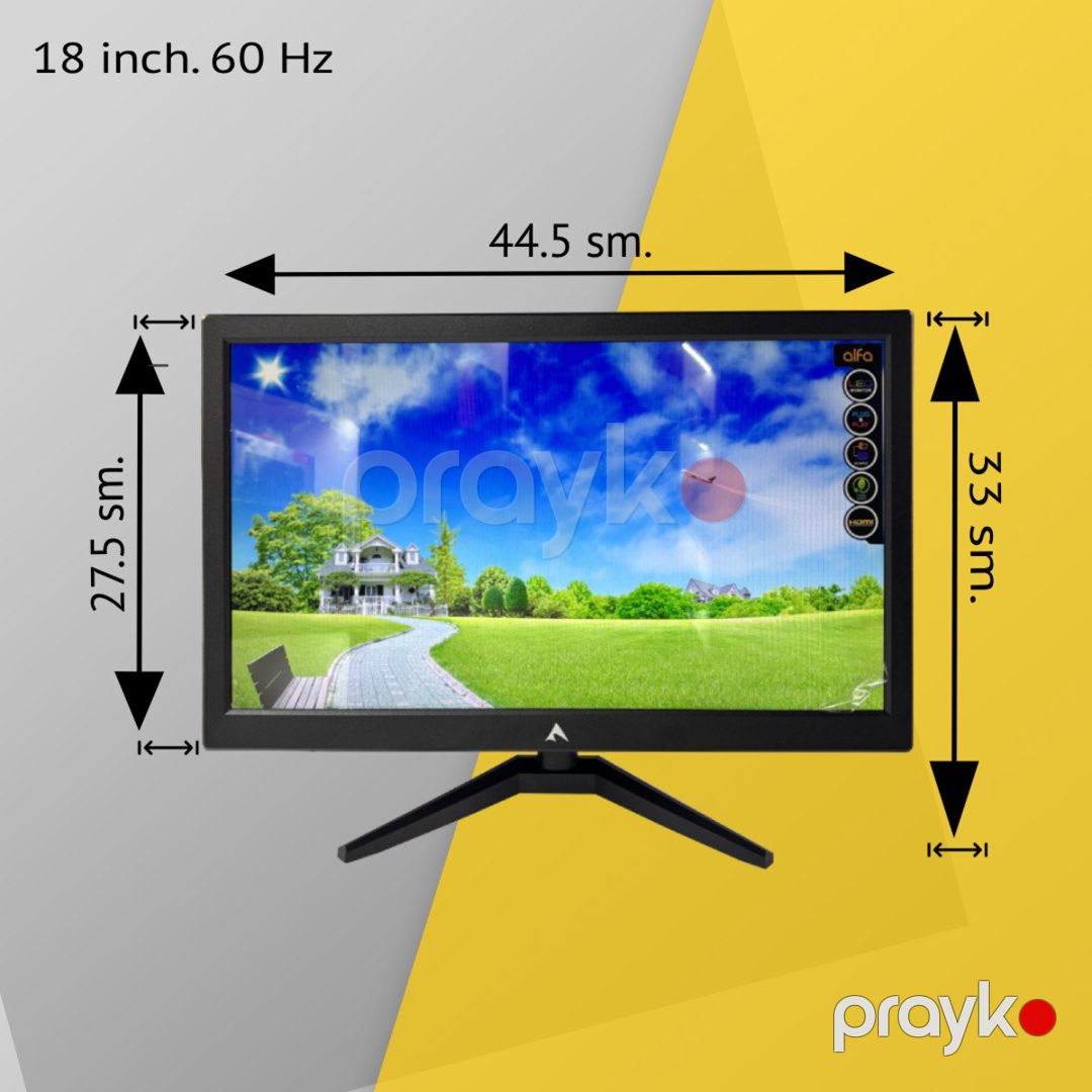 Monitor LED "Alfa, 18.5 Inch 60 Hz" — Kompüterlər və noutbuklar, Bakı (2)