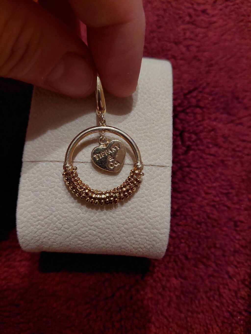 Sırğa, Tiffany, Sarı qızıl, 585 Əyar, 570 g — Sırğa, Bakı (2)