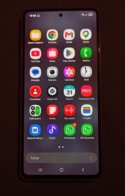 Samsung Galaxy A53 5G, 128 GB, rəng - Narıncı, İki sim kartlı — Bakı