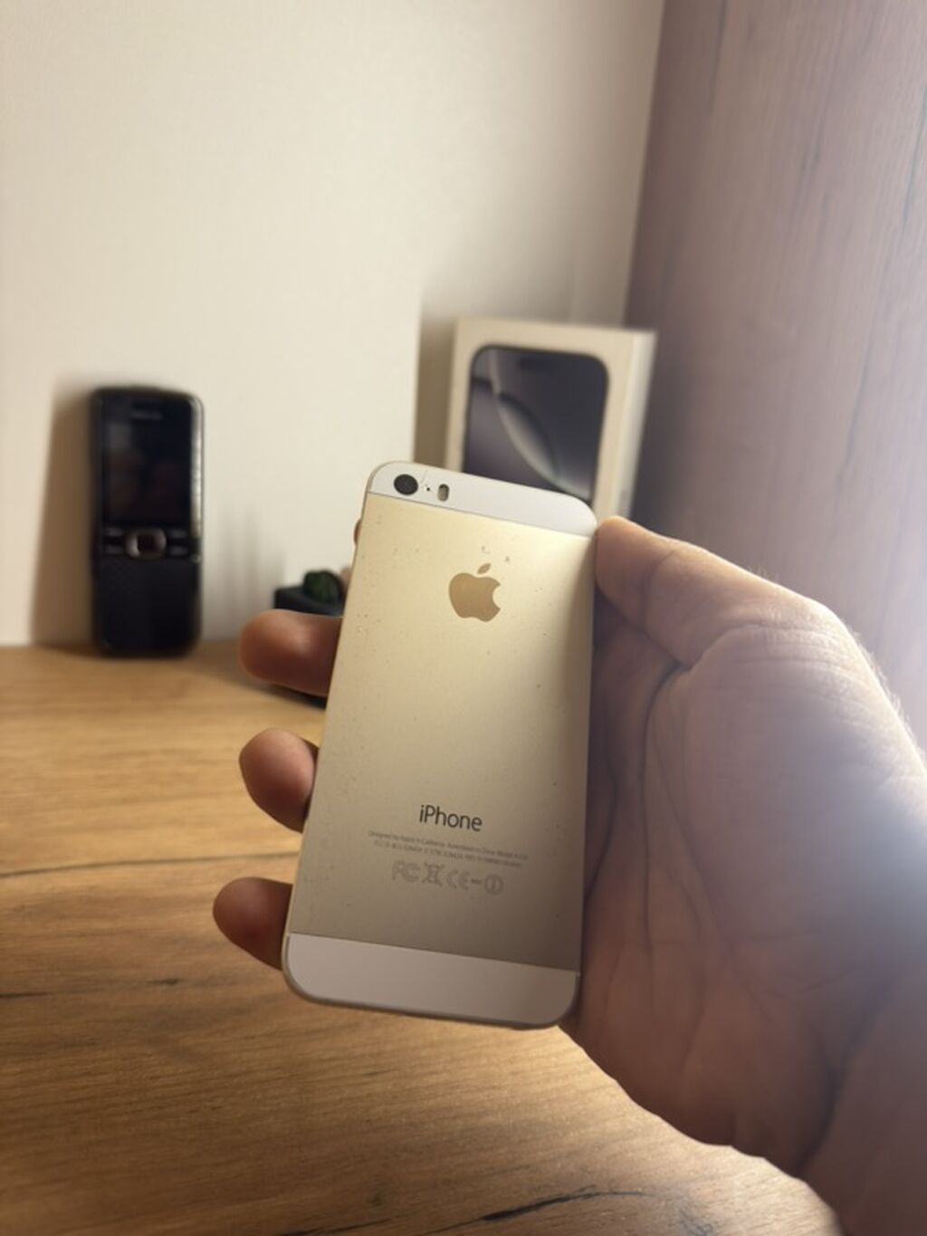 IPhone 5s, 32 GB, Qızılı, Barmaq izi — Apple iPhone, Sumqayıt (4)