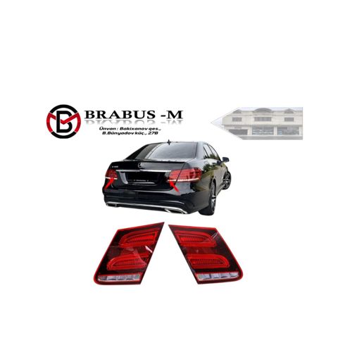 "Mercedes W212" baqaj stop işıqları — Bakı