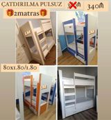 İkimərtəbəli çarpayılar 2 matras hədiyyə Bir başa istehsaldan — afa.mebel