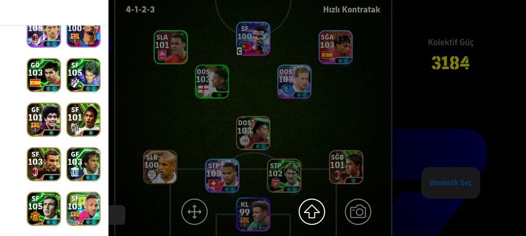 Məhsul: eFootball mobil oyunu üçün yüksək reytingli hesab/komanda — Digər, Digah (3)