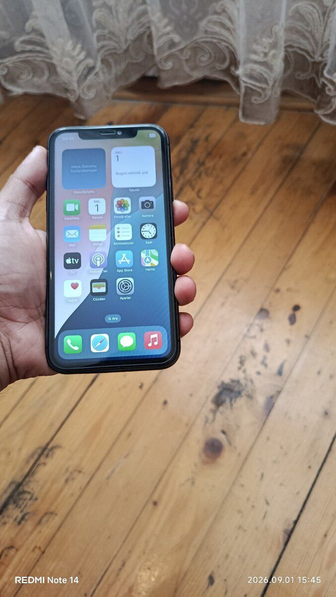 Apple iPhone 11 Black 128GB/4GB — Smartfonlar, Bakı (11)
