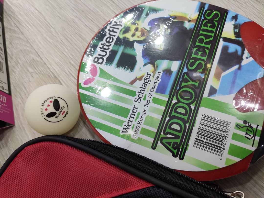 Masaüstü tennis raketkası "Butterfly"+ 3top "Stiga" — İdman, hobi, istirahət, Bakı (7)