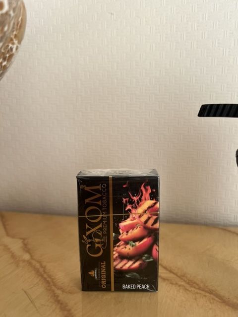 Məhsul: Gixom Original Premium Tobacco – Baked Peach (Biçmiş Şaftalı) — Bakı