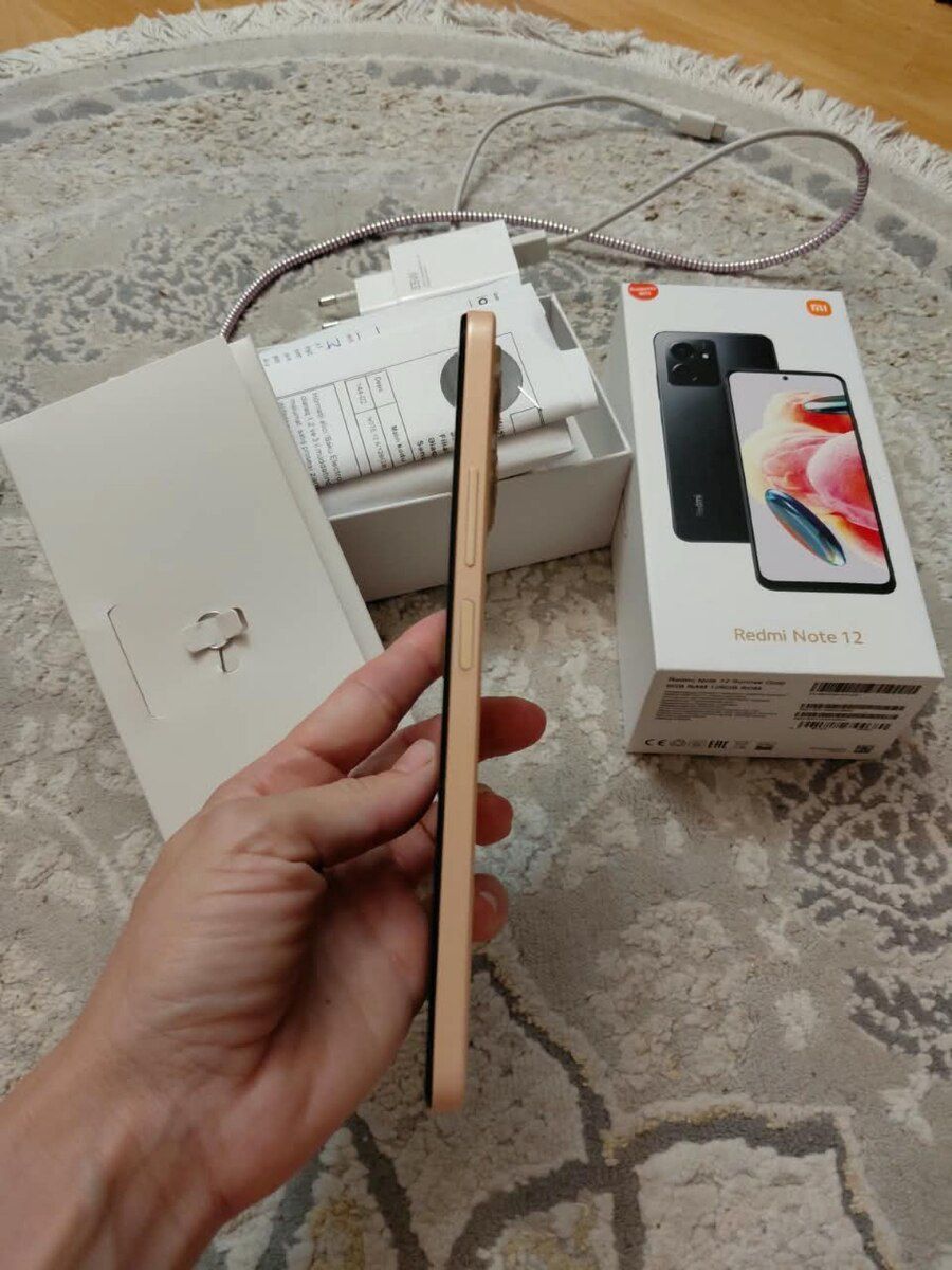 Xiaomi Redmi Note 12 (4G) Sunrise Gold 128GB/6GB — Smartfonlar, Bakı (6)