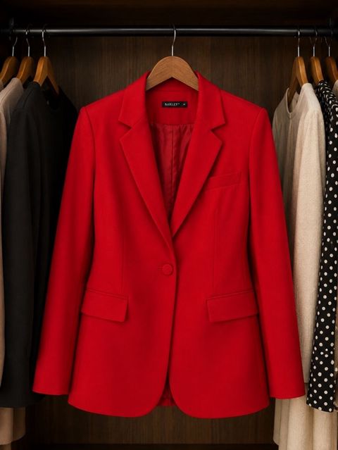 Qadın Blazer Ceketlər – Canlı Rənglərdə Klassik Kəsim - Modellər: tək — Gəncə
