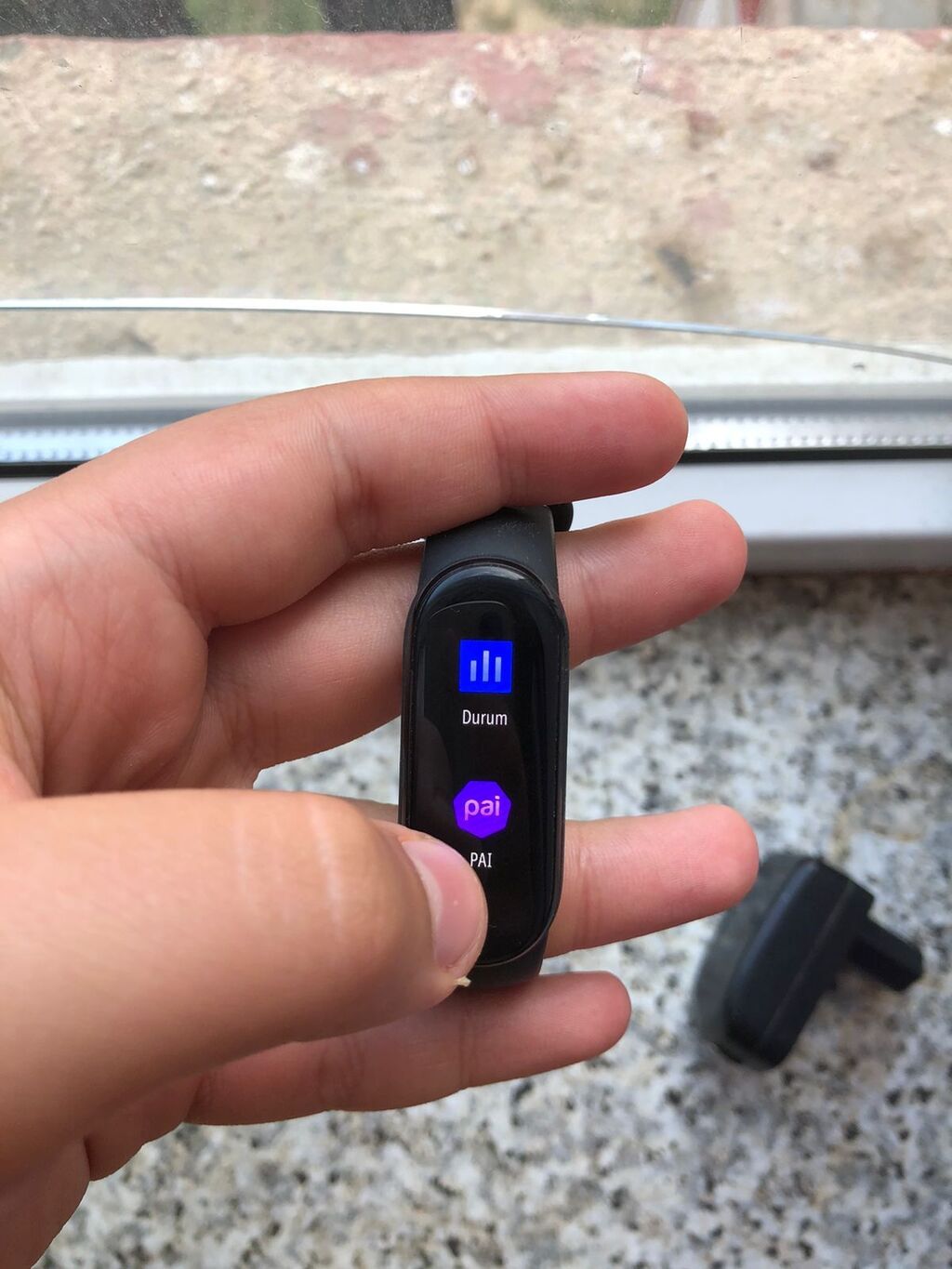 Xiaomi Mi Band 5/6 tipli fitness qolbağı - Rəng: qara, silikon qayış — Fitness biləkliklər, Bakı (9)