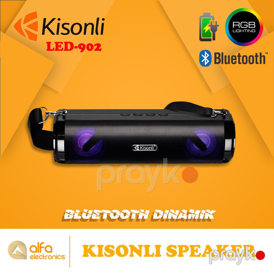 Bluetooth dinamik "Kisonli LED-902" — Səs texnikası, Bakı (6)