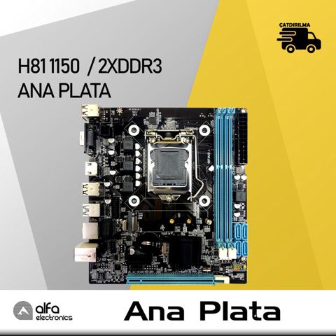 Ana plata "H81 Ana plata 1150 / 2xDDR3"