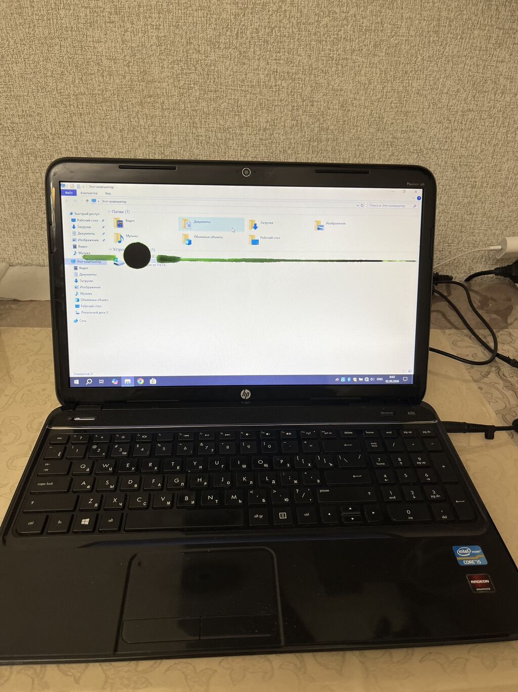 Hp G6 - 1255er ekran, displey satilir ekranin ucuz satilma sebebi — HP, Bakı (3)