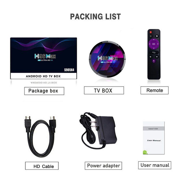 TV Box H96MAX 4RAM 32GB Android 13 8K 5G — Elektronika, Bakı (3)