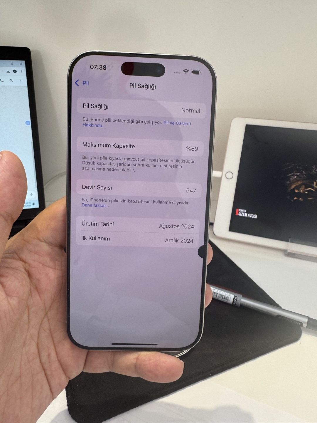 Apple iPhone 16 Pro Natural Titanium 128GB/8GB — Smartfonlar, Bakı (5)