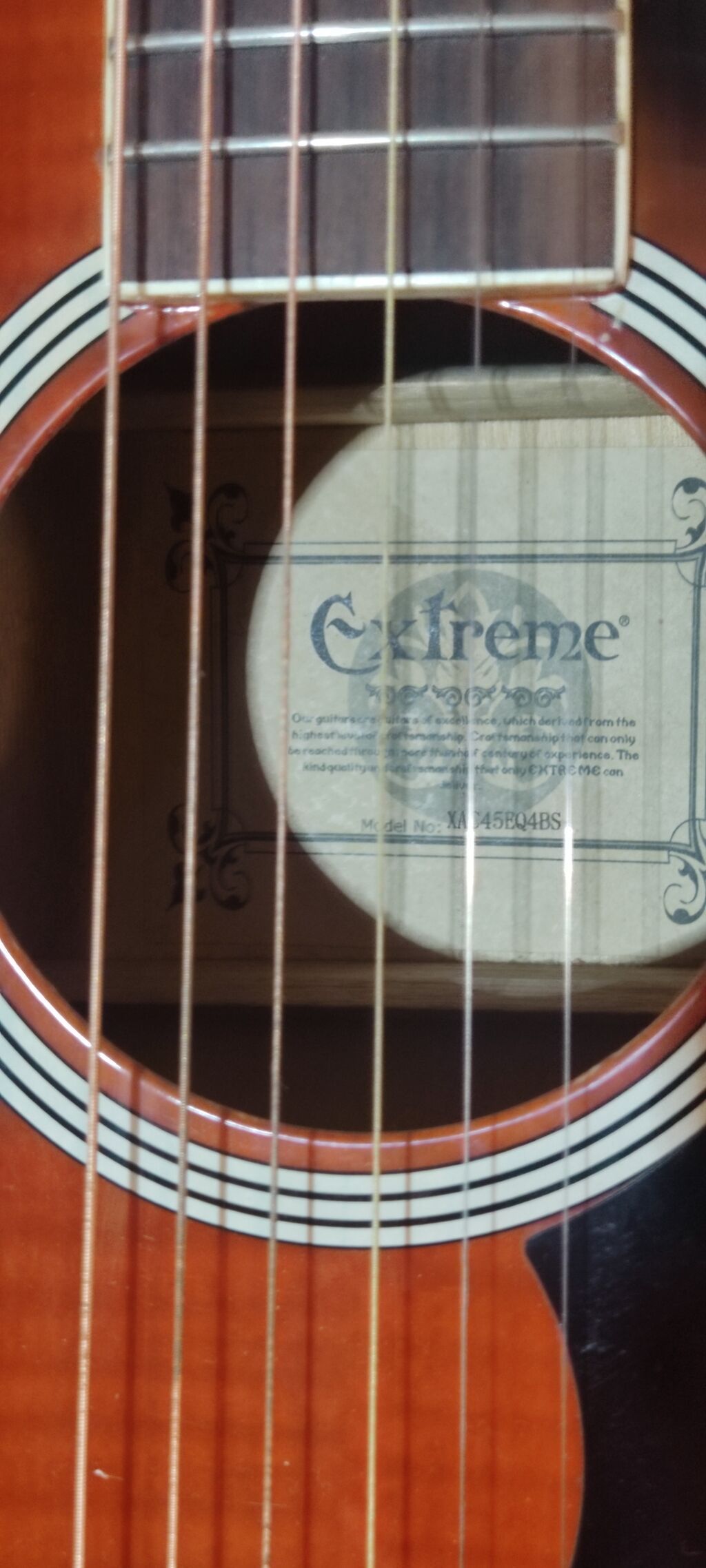 Elektro-akustik gitara – cutaway korpuslu, sunburst boyalı — Gitarlar və digər simli alətlər, Bakı (5)