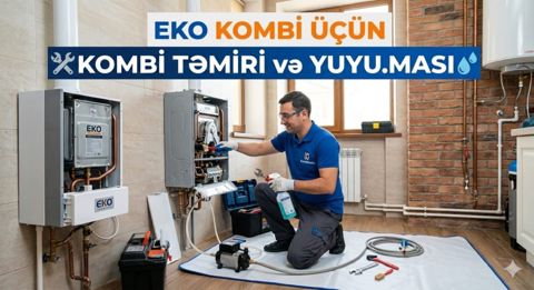 Kombi təmiri və yuyulması — Bakı