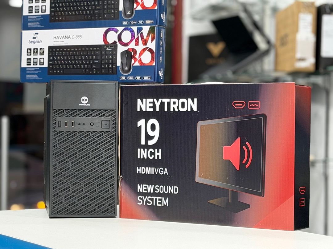 Powerline Neutron i3 9th ddr4 masaüstü kompüter — Masaüstü kompüterlər, Bakı (2)