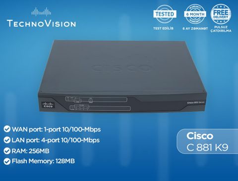 Cisco C 881 K9 — Bakı