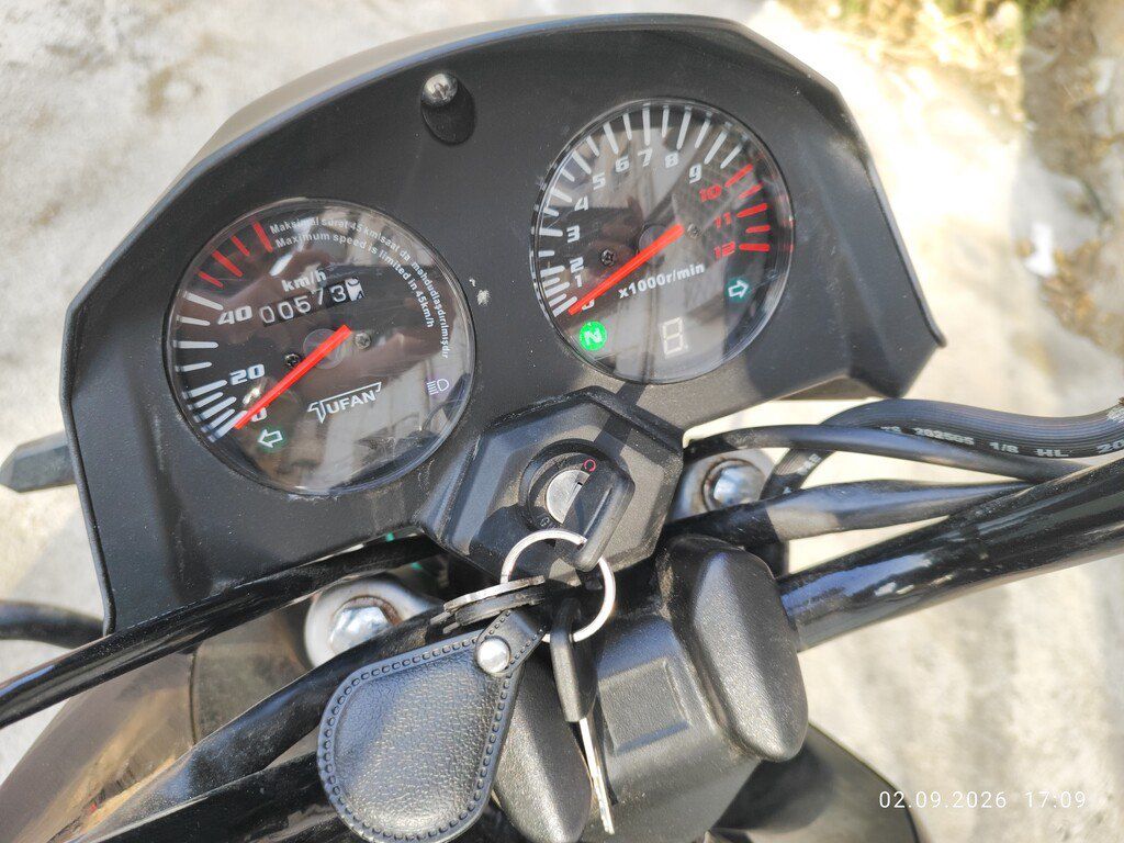 Tufan M50, 50 sm3, 2025 il, 573 km — Motosikletlər, Bakı (4)