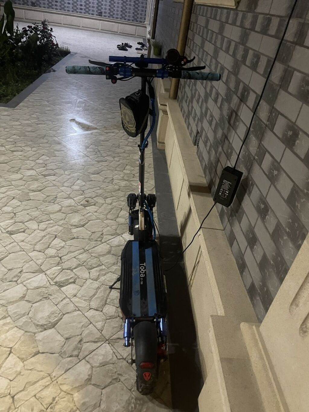 Elektrik skuter – off-road təkərlər və güclü işıqlanma ilə saata 60 km — Skuterlər, Xaçmaz (4)