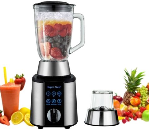 Super Crest STC-8052 2‑in‑1 blender Xüsusiyyətlər: - Güc: 600 W - 2 — Xırdalan