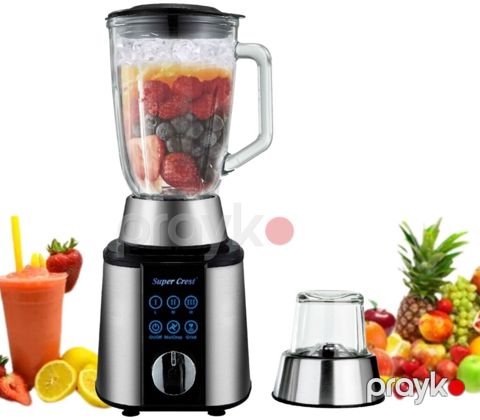 Super Crest STC-8052 2‑in‑1 blender Xüsusiyyətlər: - Güc: 600 W - 2 — Xırdalan