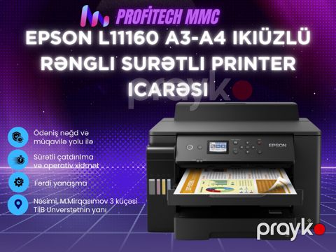 "Epson L11160 A3-A4" printer icarəsi — Bakı