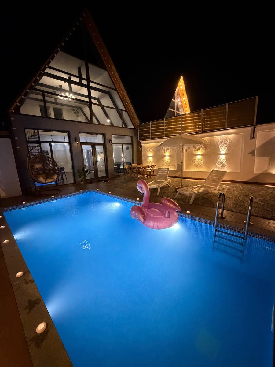 İcarəyə verilir 4 otaqlı həyət evi/bağ evi 200 m² — Ev, villa, Qəbələ (8)