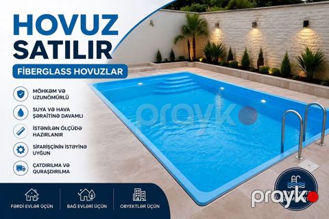 Həyətiniz üçün möhkəm, keyfiyyətli və uzunomurlu fiberglas hovuzlar — Sumqayıt