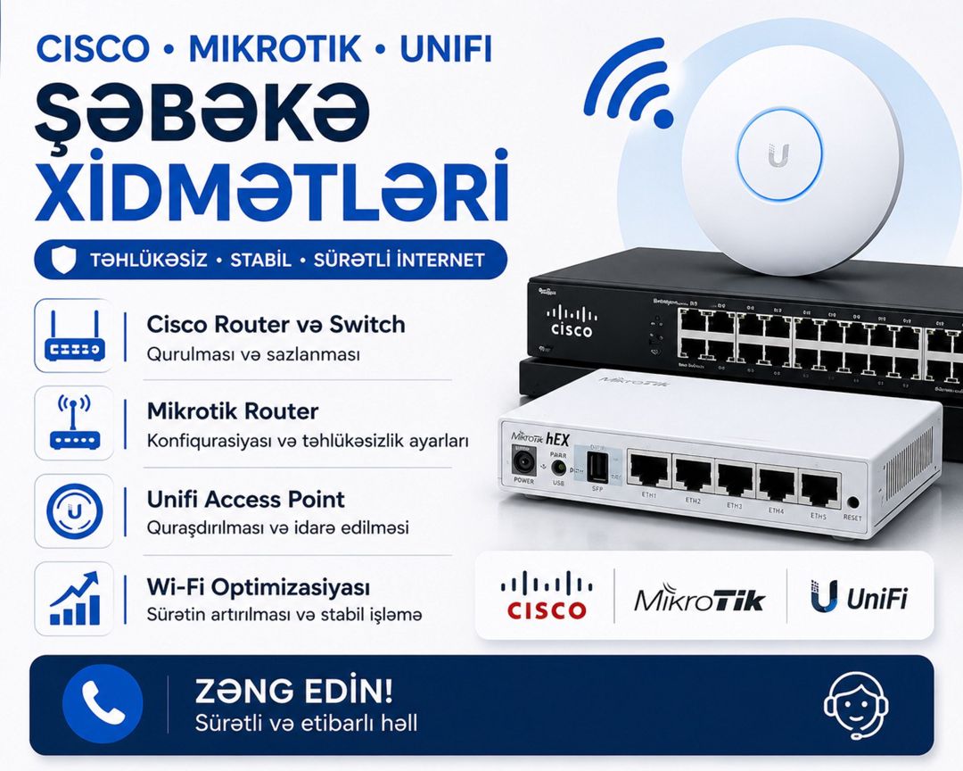 IT xidmətləri, kompüter təmiri — Xidmətlər, Bakı (7)
