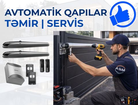 Avtomatik qapıların təmiri — Bakı