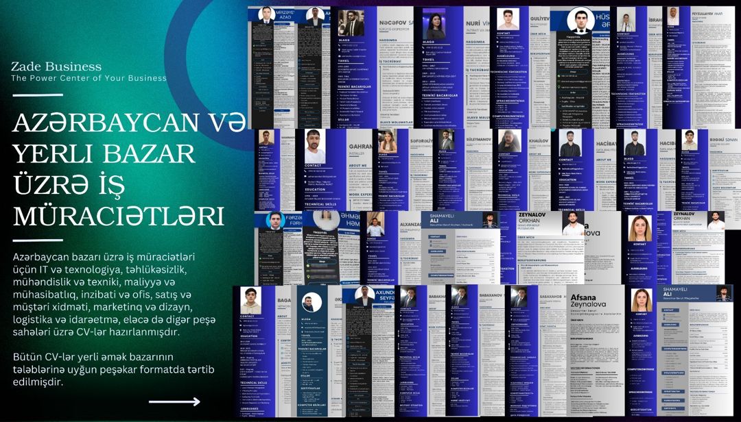 Europass CV-lərin hazırlanması — Xidmətlər, Bakı (8)