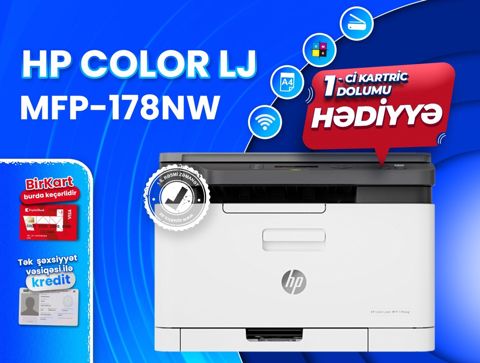 Printer HP Color Laser MFP 178nw — Bakı
