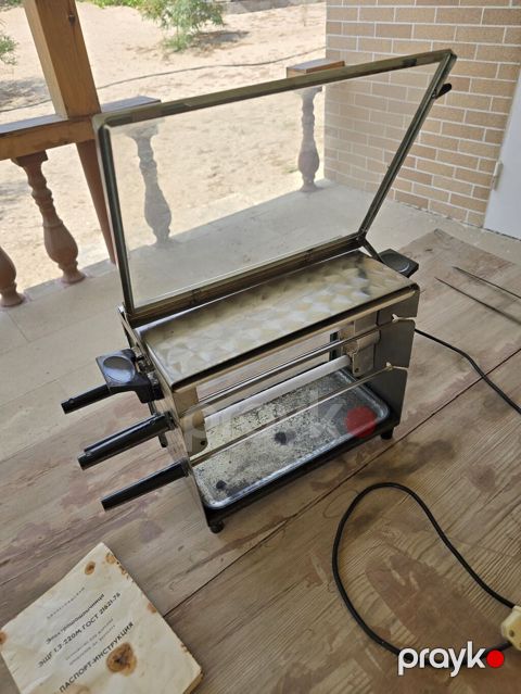 Horizontal manqal, 6 şişli, Termostat ilə, İşlənmiş — Bakı