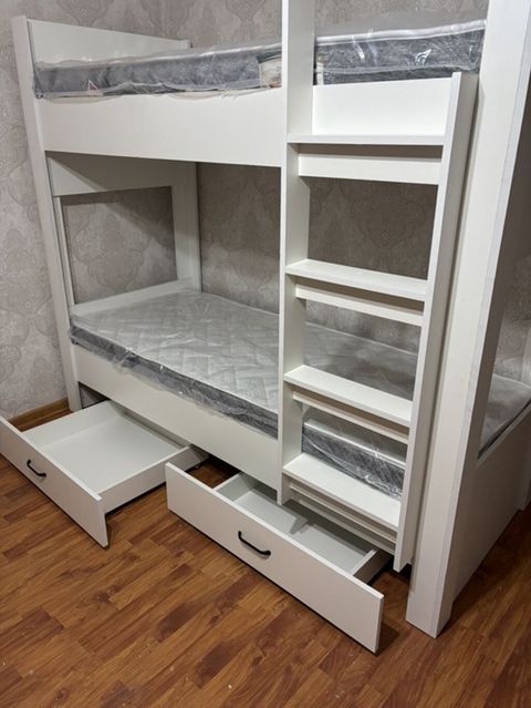 Oğlan və qız üçün, Yeni, Çarpayı, Matras ilə, Siyirməli, Laminat — Bakı