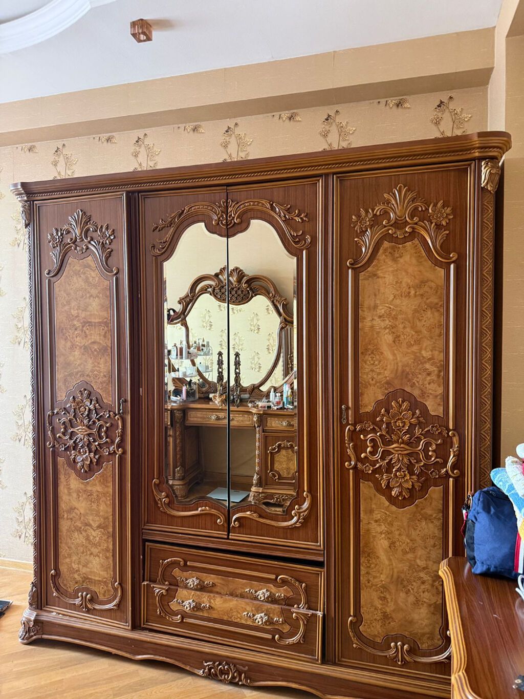 İkinəfərlik çarpayı, Dolab, Komod, Azərbaycan, İşlənmiş — Mebel, Bakı (3)