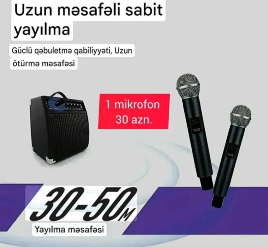 Mikrofon — Səs texnikası, Bakı (4)