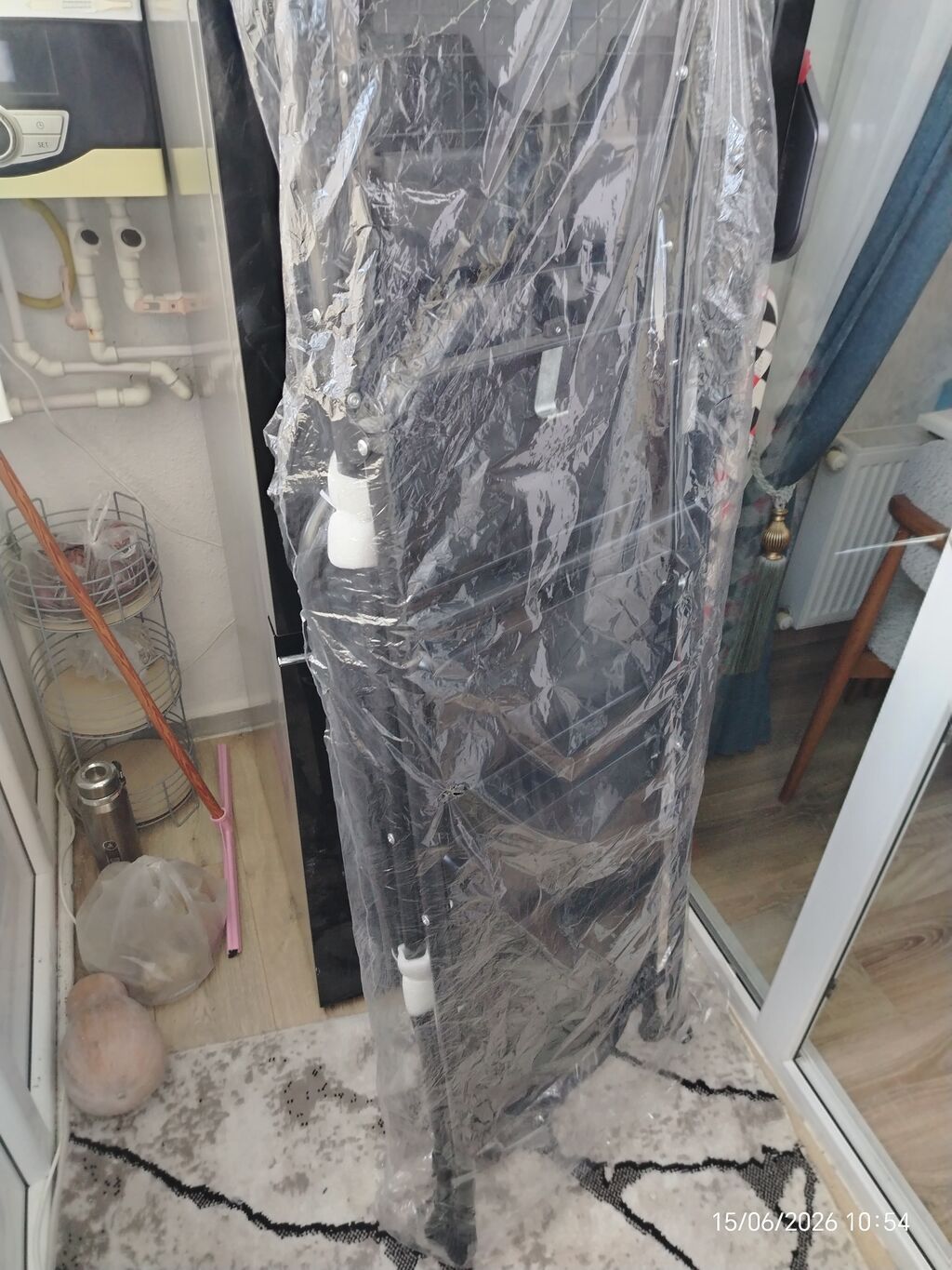 Elektrikli beşik/əlavə çarpayı boz tonlarda. Xüsusiyyətlər — Mebel, Xızı (4)