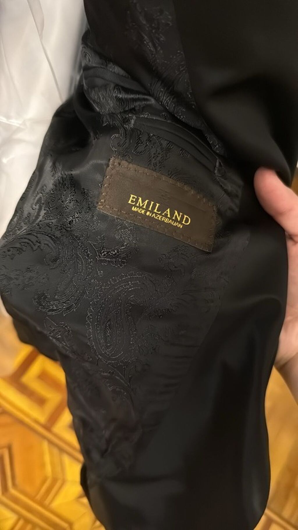 Guccı kişi dəri gödəkçə + Guccı qalstuk seti Balmaın,emıland ve s — Kurtkalar, Bakı (10)