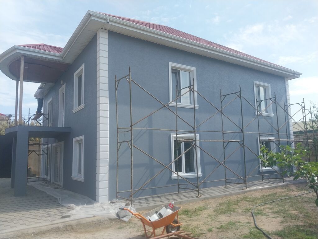 Fasad dekoru və xarici üzlüklər – projekt və quraşdırma xidməti — Fasad işləri, Bakı (8)