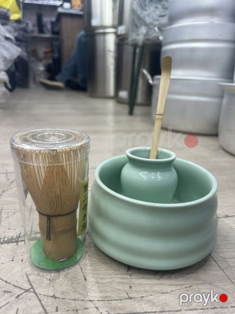 Çay dəsti, rəng - Yaşıl, Keramika, Yaponiya