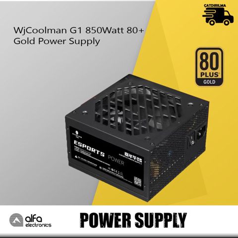 Qida bloku "WjCoolman G1 850Watt 80+ Gold" — Bakı