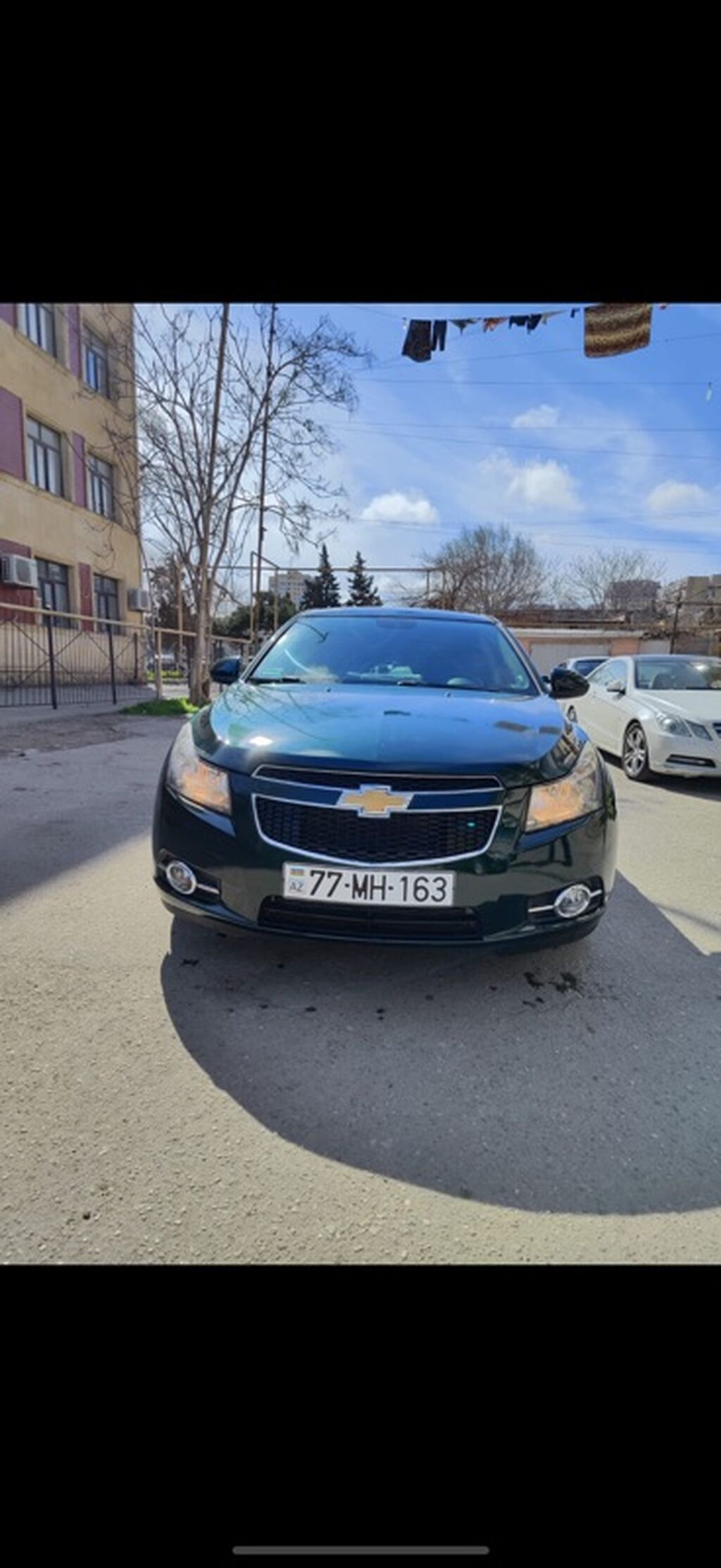 Chevrolet Cruze LT sedan - Korpus: 4 qapılı sedan, tünd yaşıl rəng — Avtomobillər, Bakı (7)