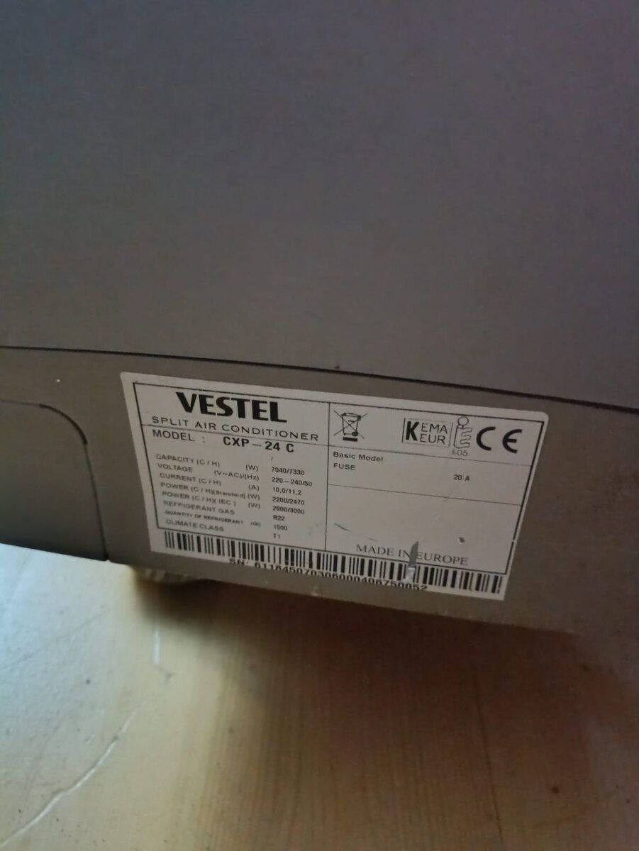 Kondisioner Vestel — Ev texnikası, Bakı (2)