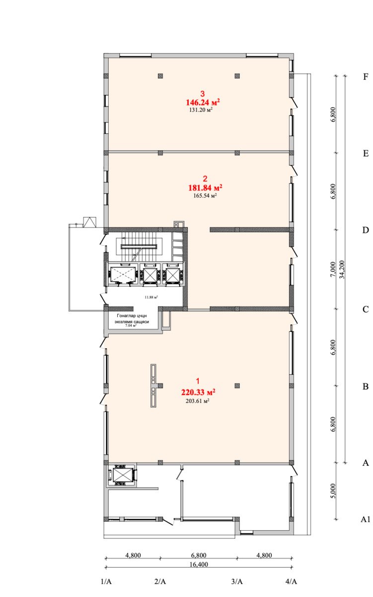 İcarəyə verilir obyekt 146 m² — Əmlak, Bakı (8)