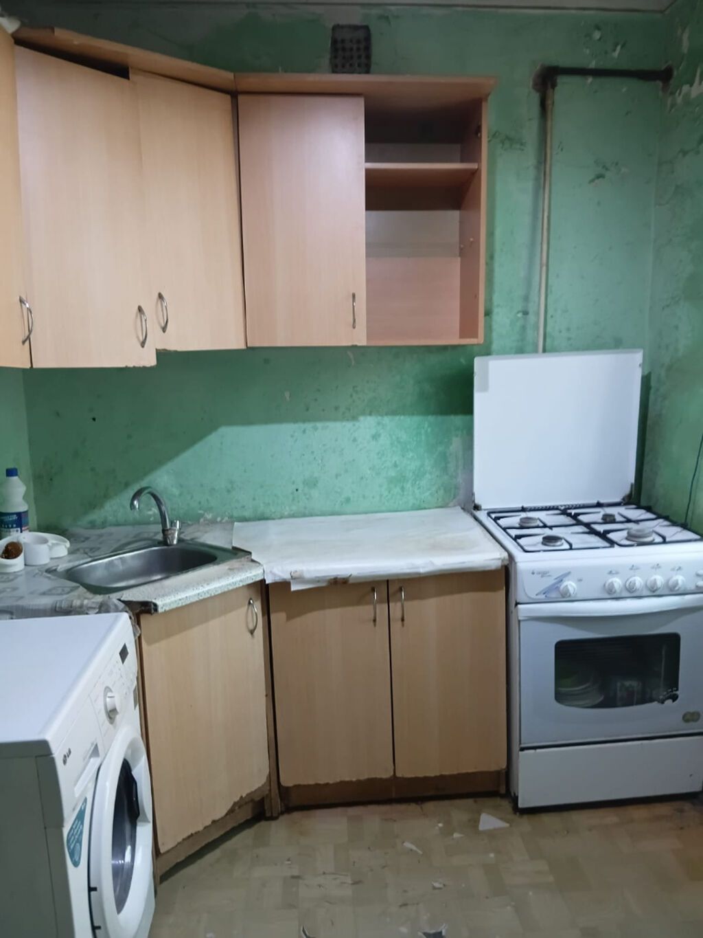 Bakixanov qes Aygun moll yaxin 1 otaq bina evi 5/4 ewyali kiraye — Daşınmaz əmlak, Bakı (3)
