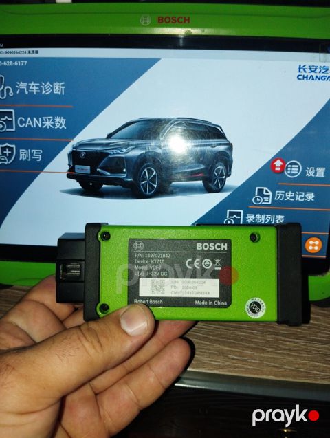 Bosch KT710 VCI-7 diaqnostika interfeysi və planşet komplekti